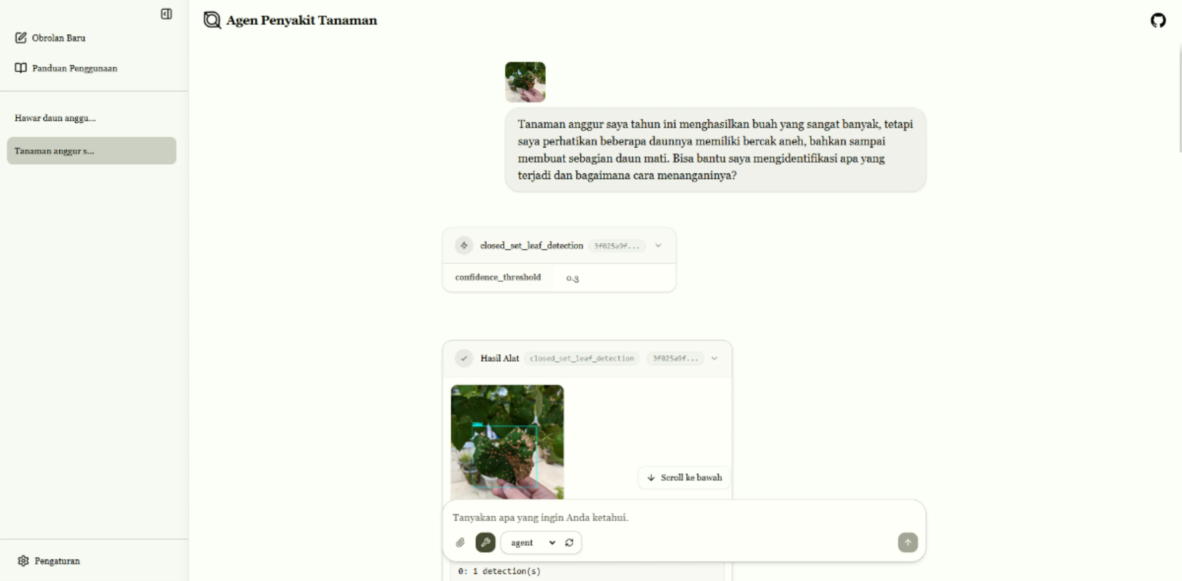 Plant Disease Identification Agent